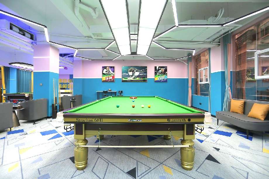 鄭州臺(tái)球廳裝修設(shè)計(jì)效果圖