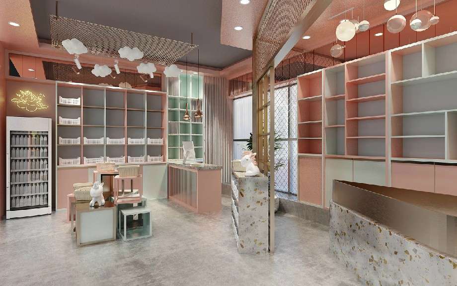 鄭州零食店裝修設計費用多少錢1平米