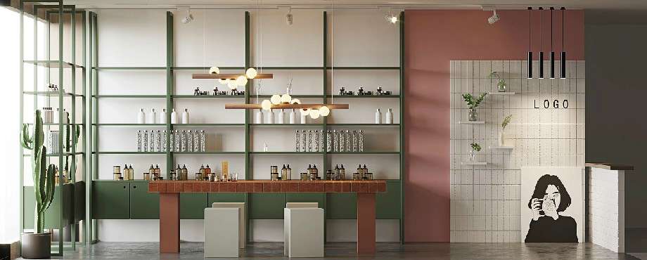 鄭州香水店鋪設(shè)計(jì)效果圖