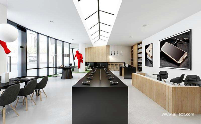 鄭州華為手機專賣店裝修設計說明