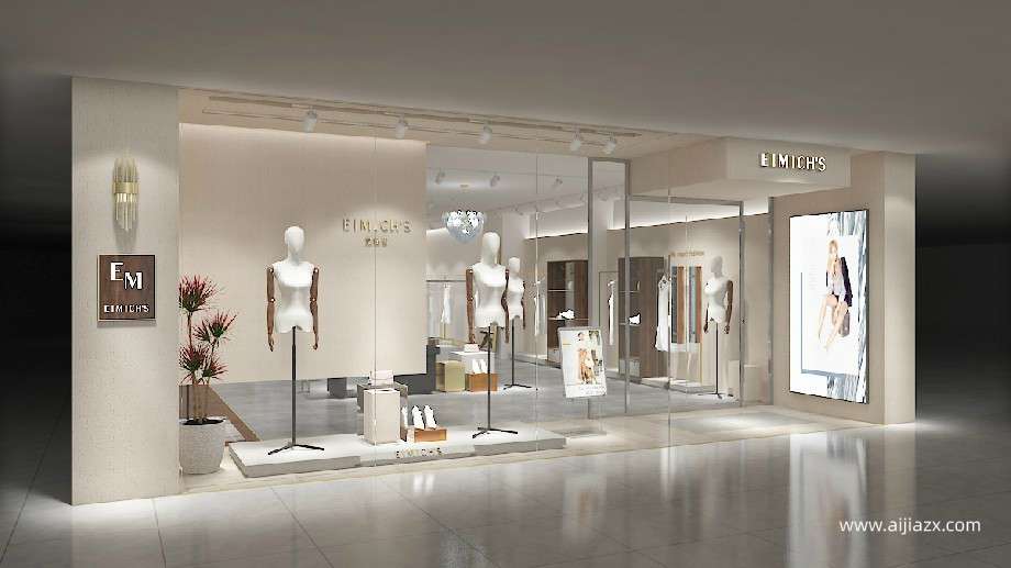 女裝店門面設(shè)計效果圖