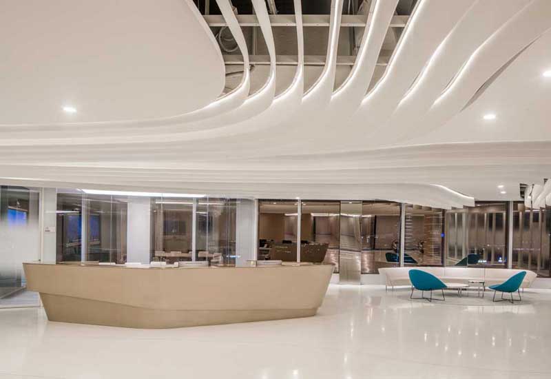 鄭州事務所辦公空間裝修設計，麻繩工作室效果圖