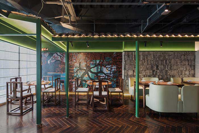 260平米鄭州精品餐廳設計效果圖