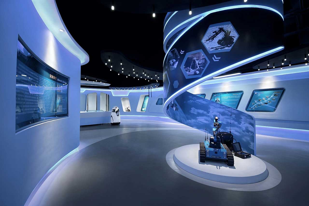 760平米鄭州企業智慧科技展廳設計效果圖