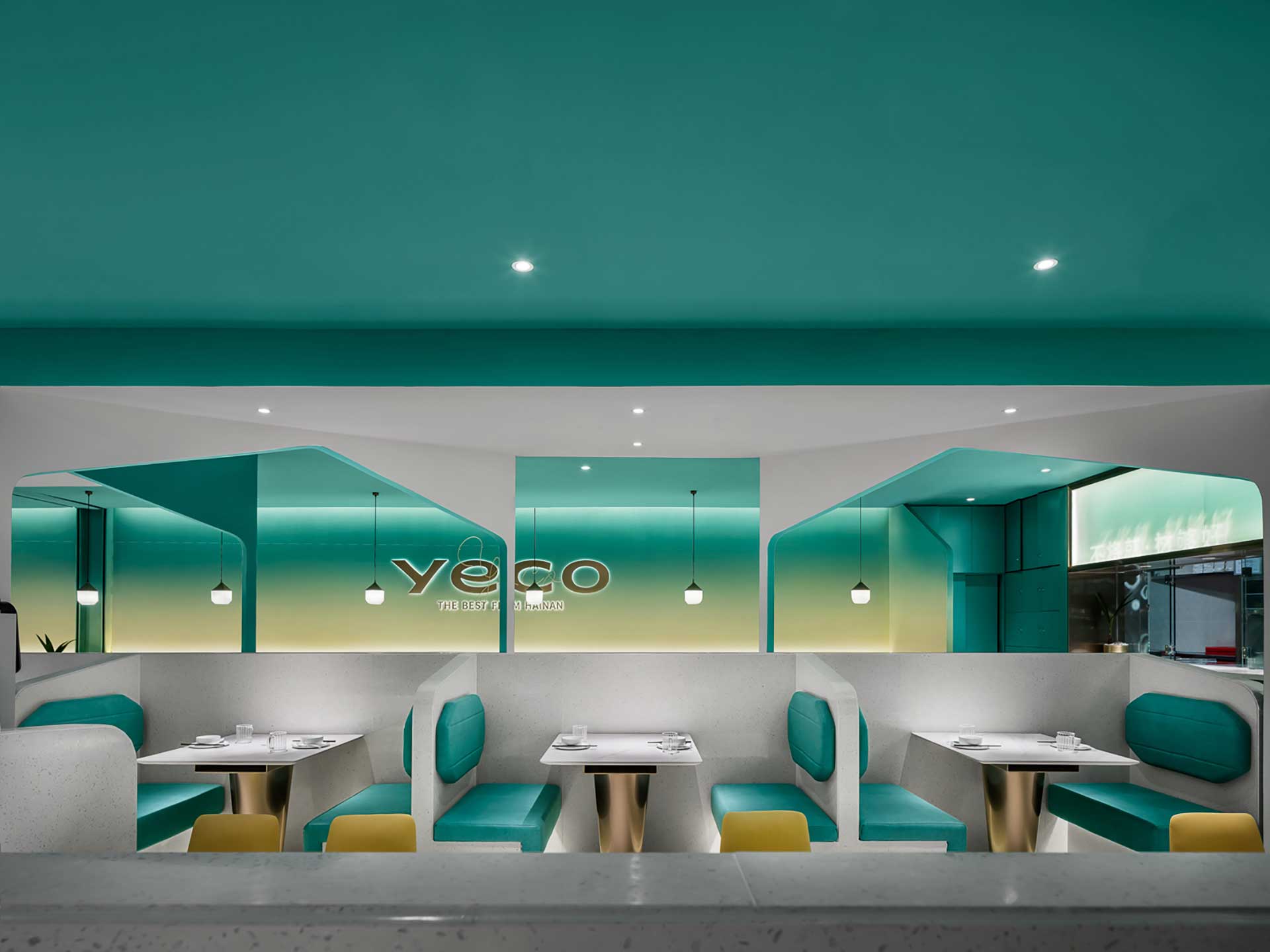 210平米特色餐廳設計裝修效果圖