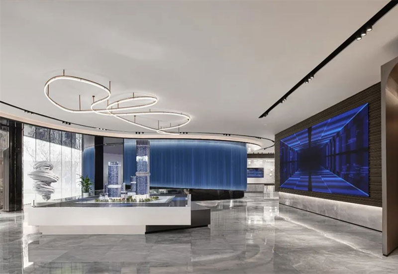 1050平金融公司辦公空間設(shè)計(jì)效果圖