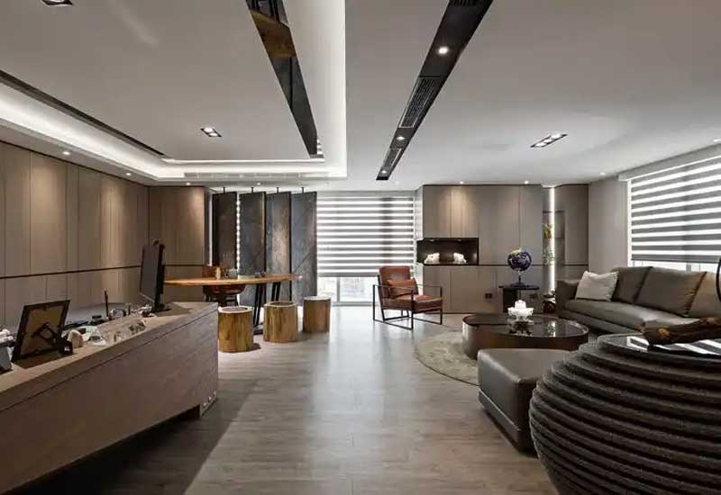 鄭州金融公司辦公室裝修設(shè)計：穩(wěn)重專業(yè)風(fēng)格的打造