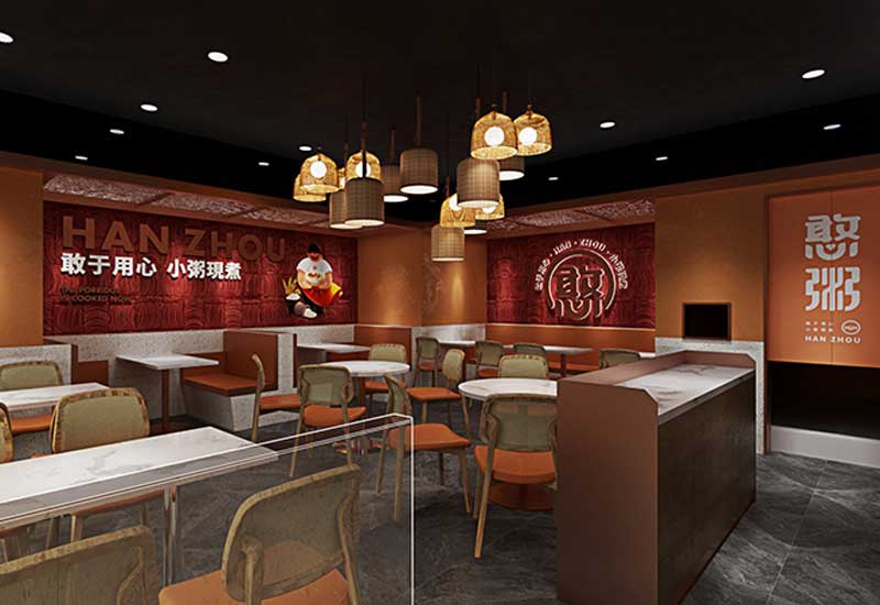 鄭州餐飲裝修二手店鋪改造:舊餐廳翻新省錢方案