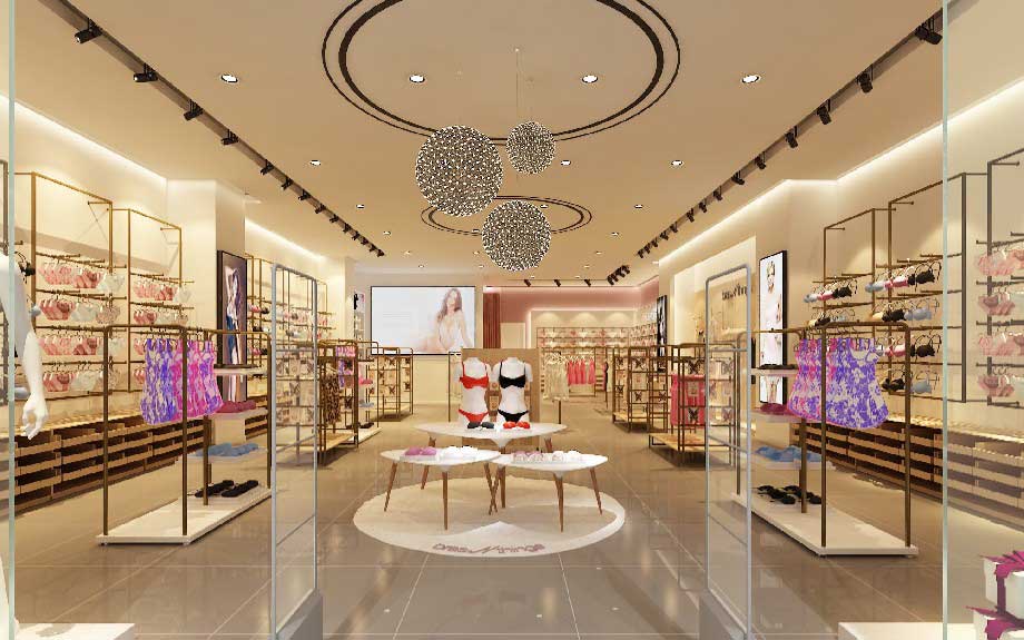 女士內(nèi)衣專賣店裝修設(shè)計(jì)圖