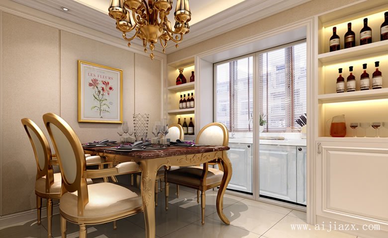 奢華精致的簡歐風(fēng)格裝修效果圖
