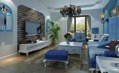 清新質(zhì)樸的地中海風(fēng)格小戶(hù)型裝修效果圖