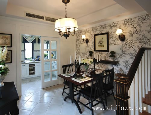 開(kāi)闊大方的現(xiàn)代風(fēng)格復(fù)式餐廳裝修效果圖