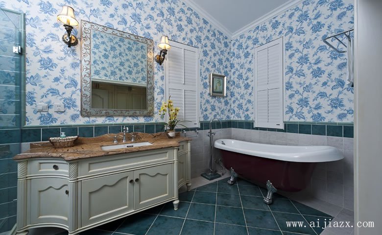 自由放松的地中海風格家裝衛生間裝修效果圖